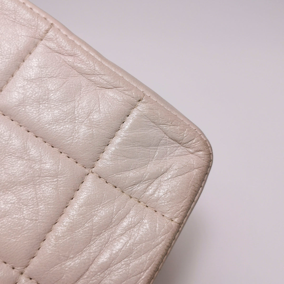 Chanel Square Quilt Lucky Charms Flap Bag Lambskin Pink Gold Hardware