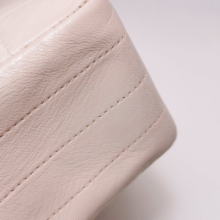 Chanel Square Quilt Lucky Charms Flap Bag Lambskin Pink Gold Hardware