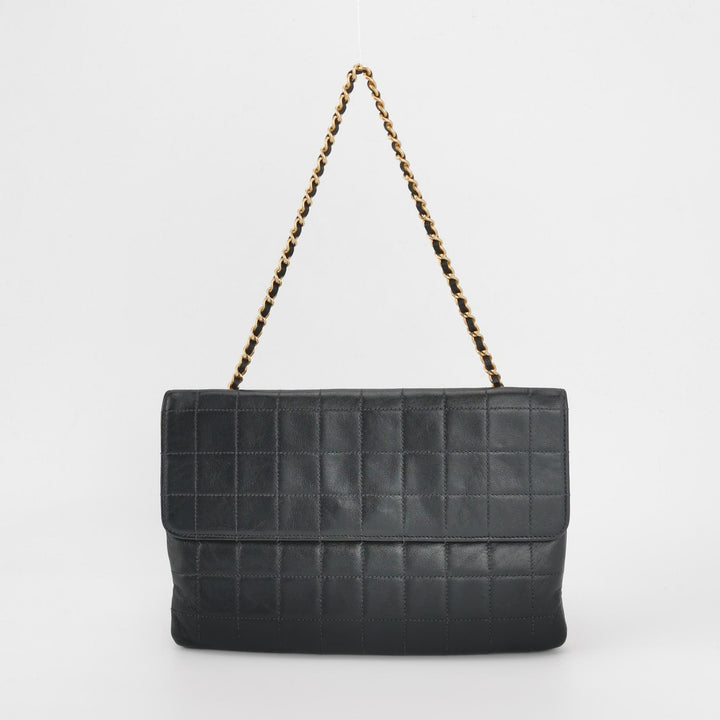 Chanel 2.55 Reissue Two-Tone Square Quilted Flap Bag Medium Lambskin Beige Black Gold Hardware