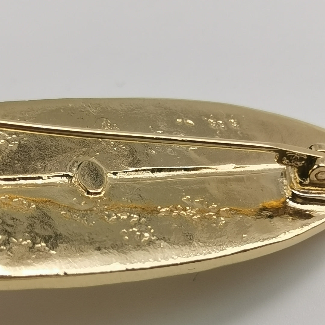 Chanel Gold Surfboard Brooch