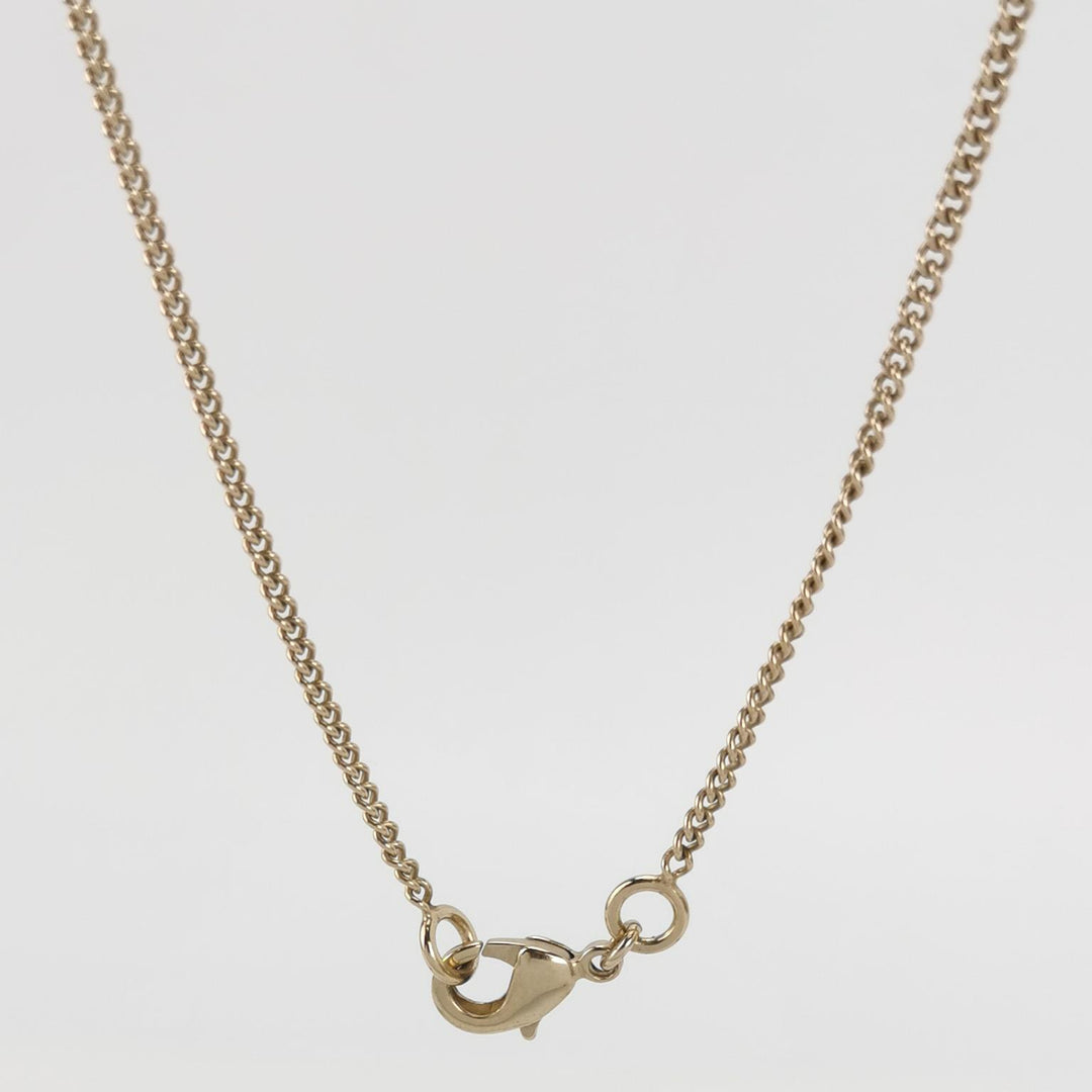 Chanel CC Logo Flower Faux Pearl Necklace