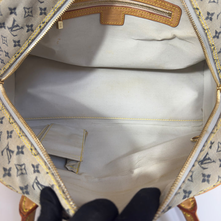 Louis Vuitton Vintage Lin Marie Denim Bag in Blue Monogram and Gold Hardware