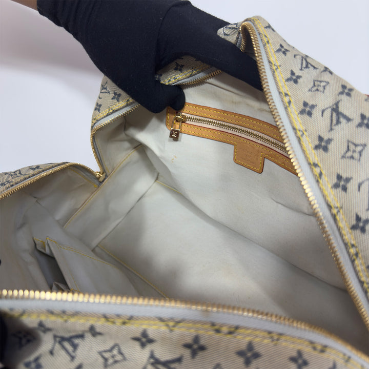 Louis Vuitton Vintage Lin Marie Denim Bag in Blue Monogram and Gold Hardware