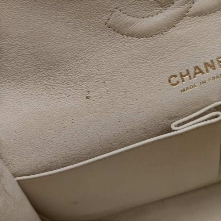 Chanel Coco Sailor Flap Black White Jersey Pearl Chain