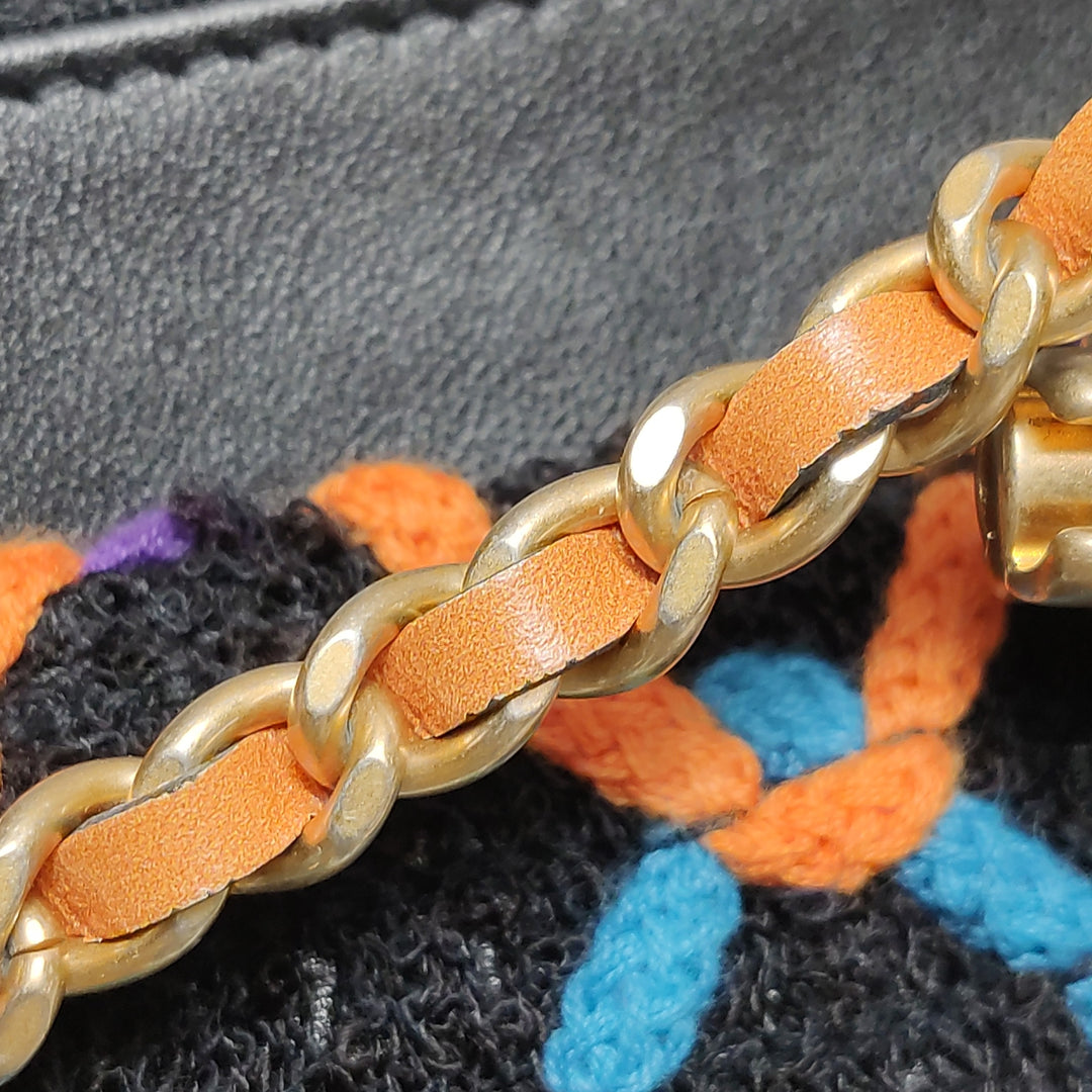 Chanel Multicolour Tweed Pearl Crush Wallet On Chain