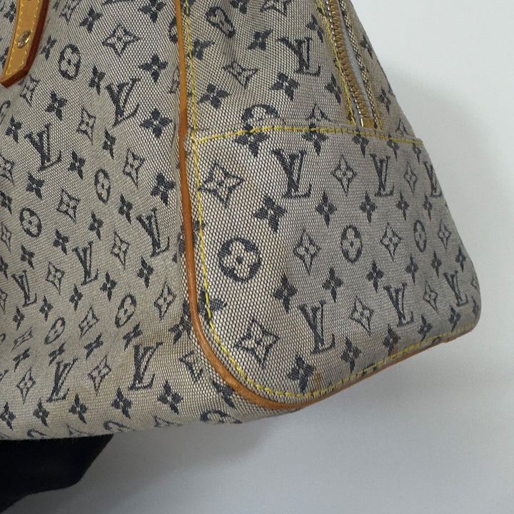 Louis Vuitton Vintage Lin Marie Denim Bag in Blue Monogram and Gold Hardware