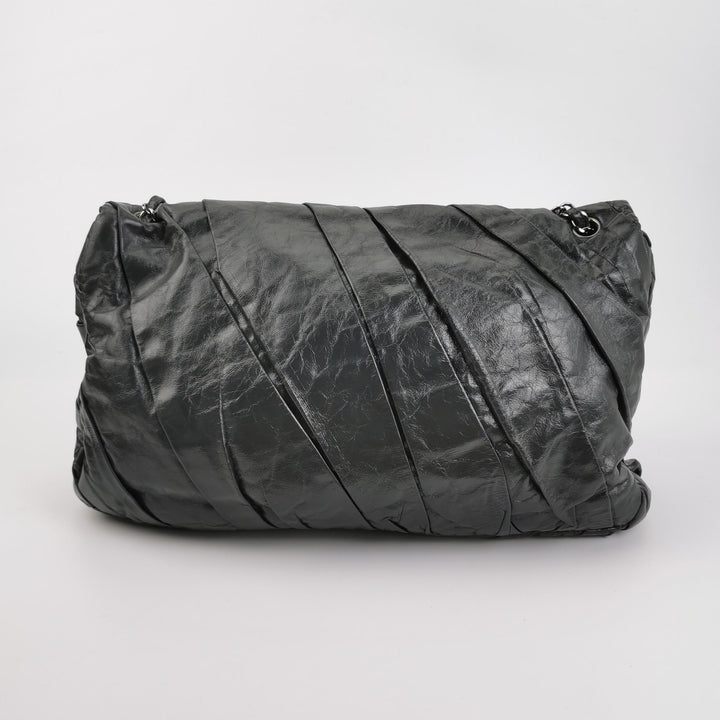 Chanel XL Jumbo Twisted Flap Bag Black