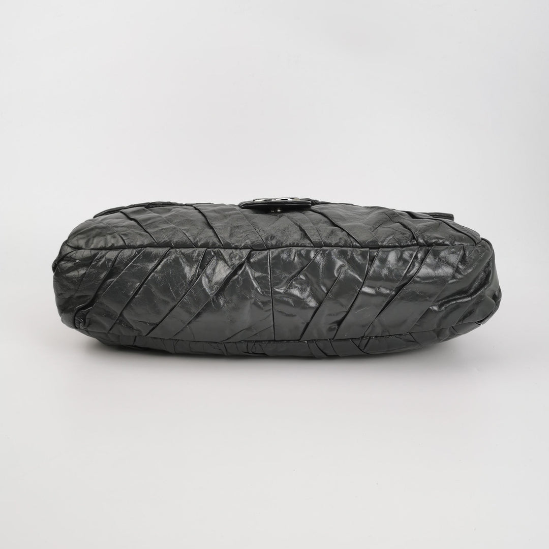 Chanel XL Jumbo Twisted Flap Bag Black