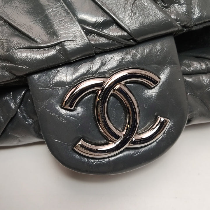 Chanel XL Jumbo Twisted Flap Bag Black