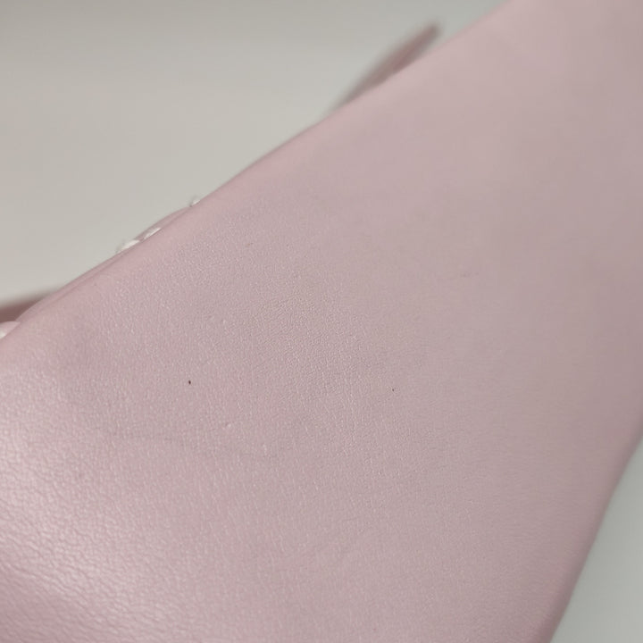 Chanel Vintage Wild Stitch Top Handle Flap Pink Bag