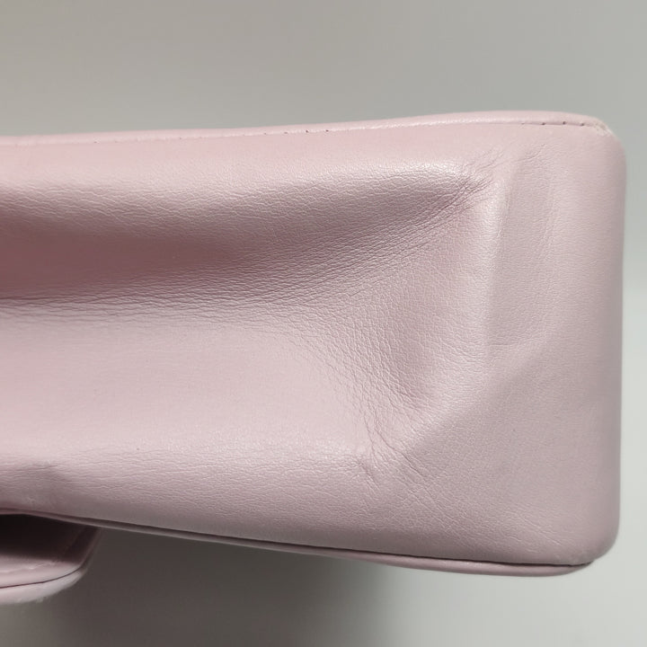 Chanel Vintage Wild Stitch Top Handle Flap Pink Bag