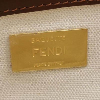 Fendi X Sarah Coleman Canvas multi colour psychedelic FF Vertigo Baguette Bag