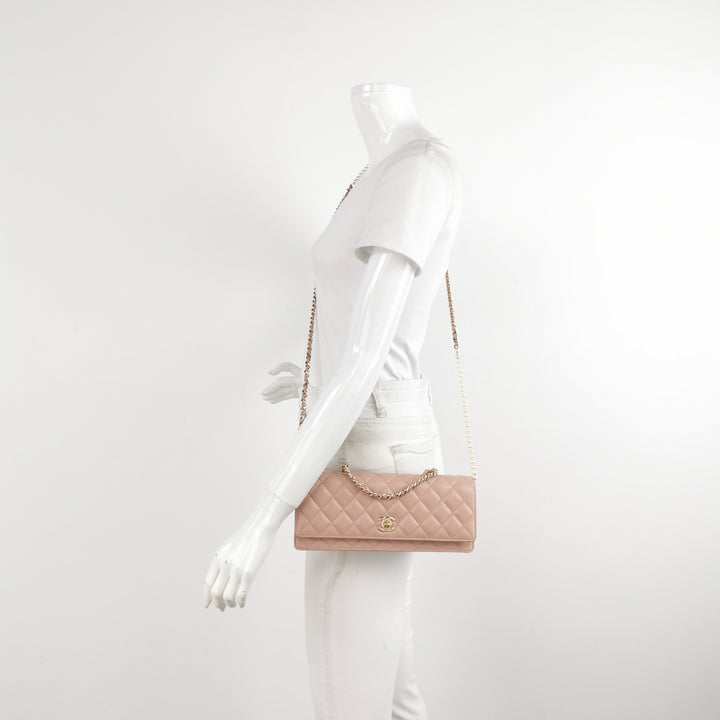 Chanel Fantasy Pearls Evening Flap bag in Pink