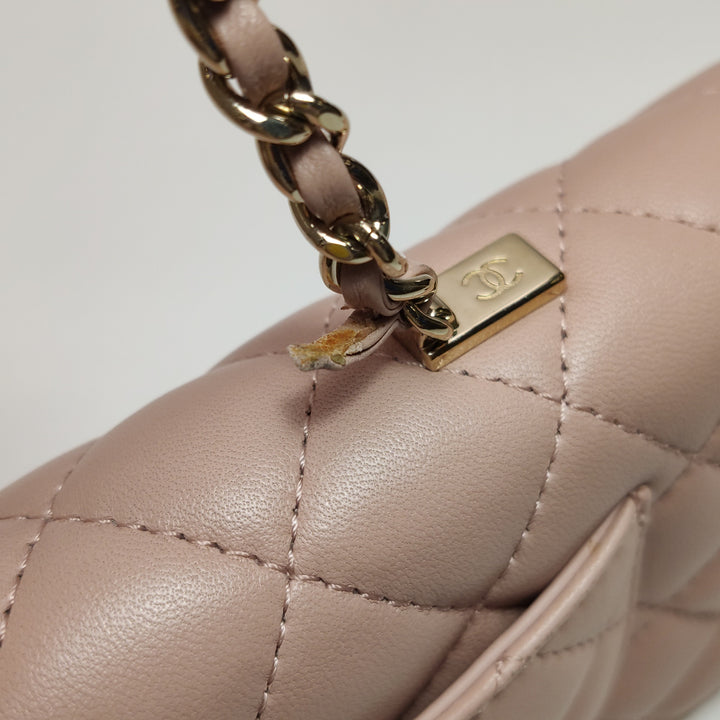 Chanel Fantasy Pearls Evening Flap bag in Pink