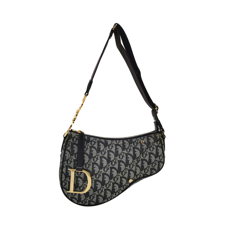 Dior Saddle Trotter Logo Pochette Bag