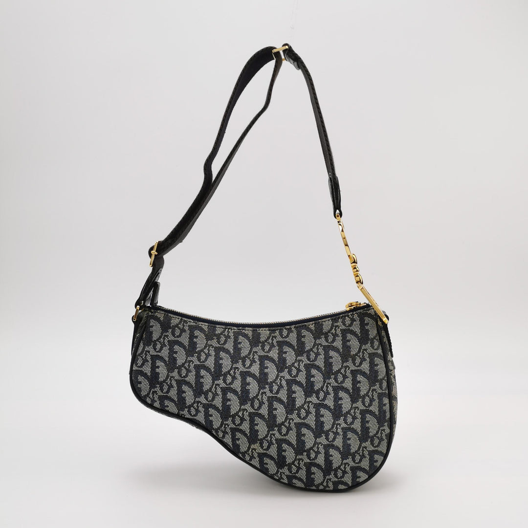 Dior Saddle Trotter Logo Pochette Bag