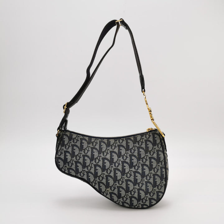 Dior Saddle Trotter Logo Pochette Bag