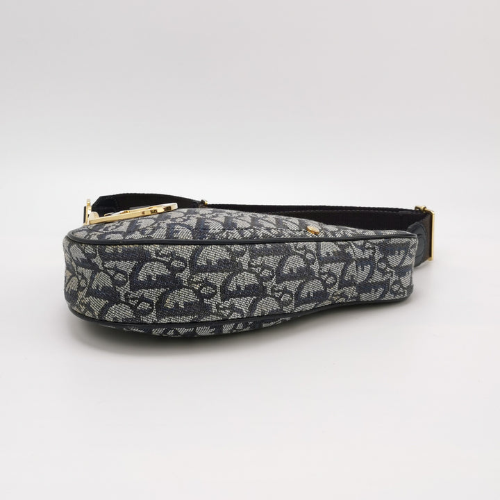 Dior Saddle Trotter Logo Pochette Bag