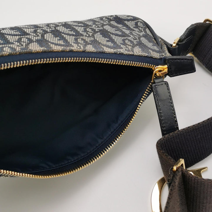 Dior Saddle Trotter Logo Pochette Bag