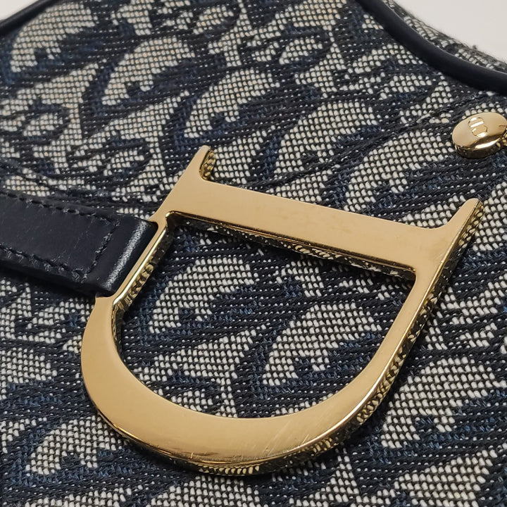 Dior Saddle Trotter Logo Pochette Bag