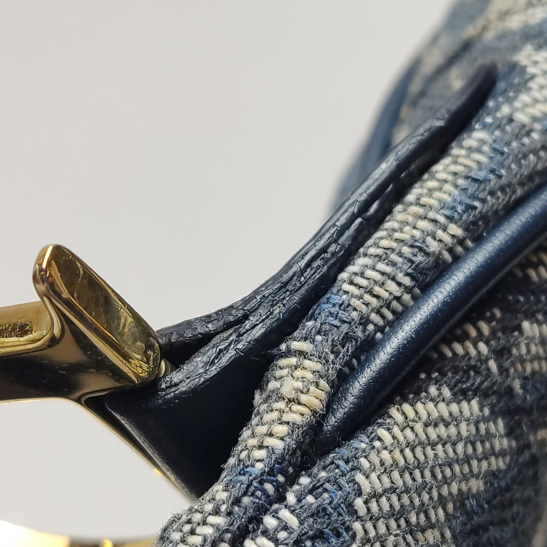 Dior Saddle Trotter Logo Pochette Bag