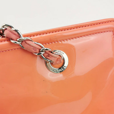 Chanel Vintage Lipstick Tote Bag In pink Red With CC Logo