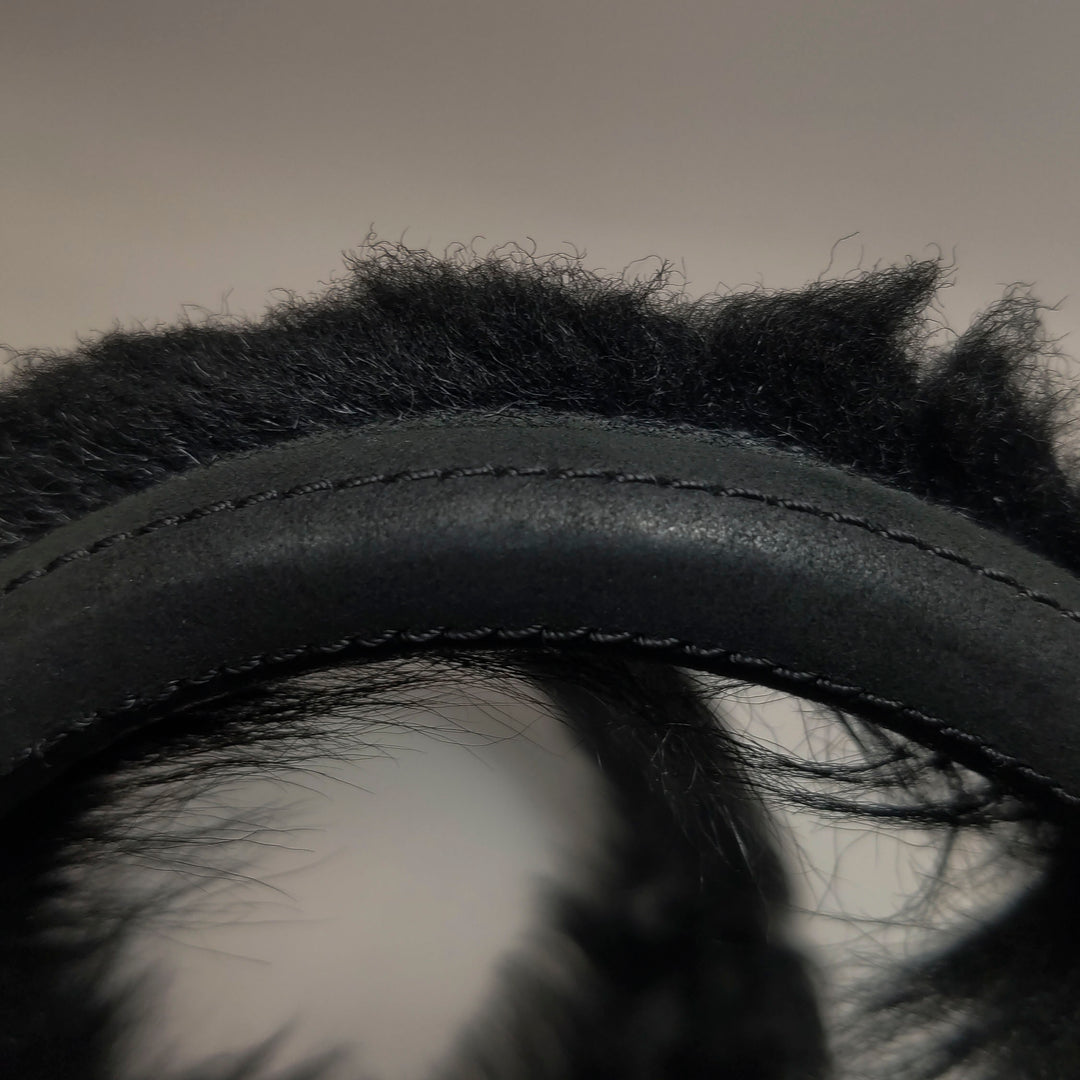 Chanel CC Logo Tote Black Shearling