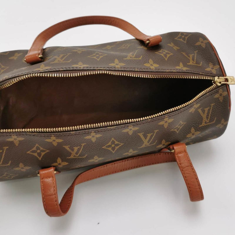 Authentic Vintage Louis Vuitton Monogram Papillon 30 Handbag With Pouch