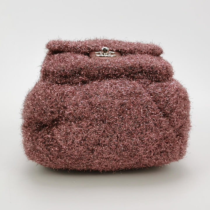 Chanel Pluto Pink Glitter Backpack Bag