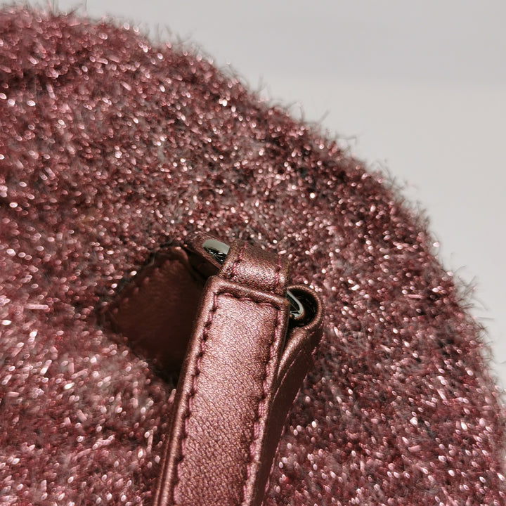 Chanel Pluto Pink Glitter Backpack Bag