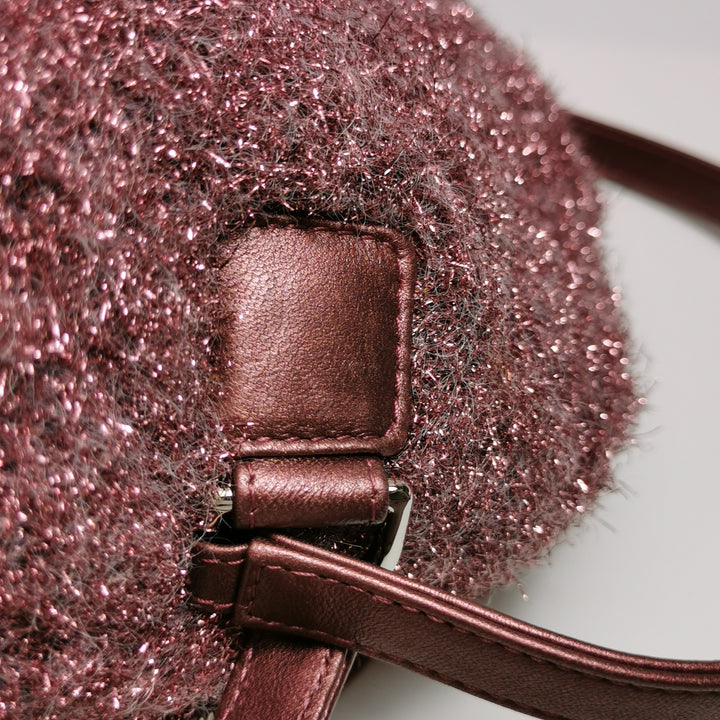 Chanel Pluto Pink Glitter Backpack Bag