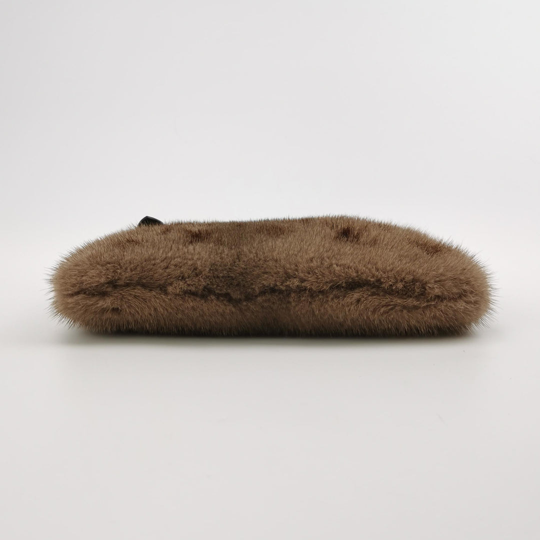 Louis Vuitton Monogram Mink Milla Pochette Vision Gold Hardware