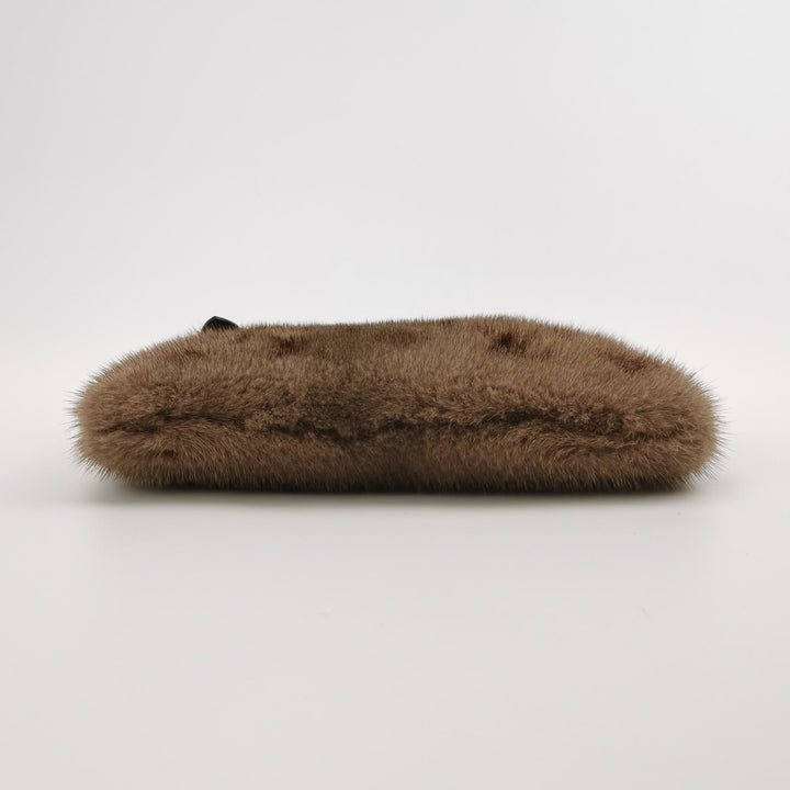 Louis Vuitton Monogram Mink Milla Pochette Vision Gold Hardware