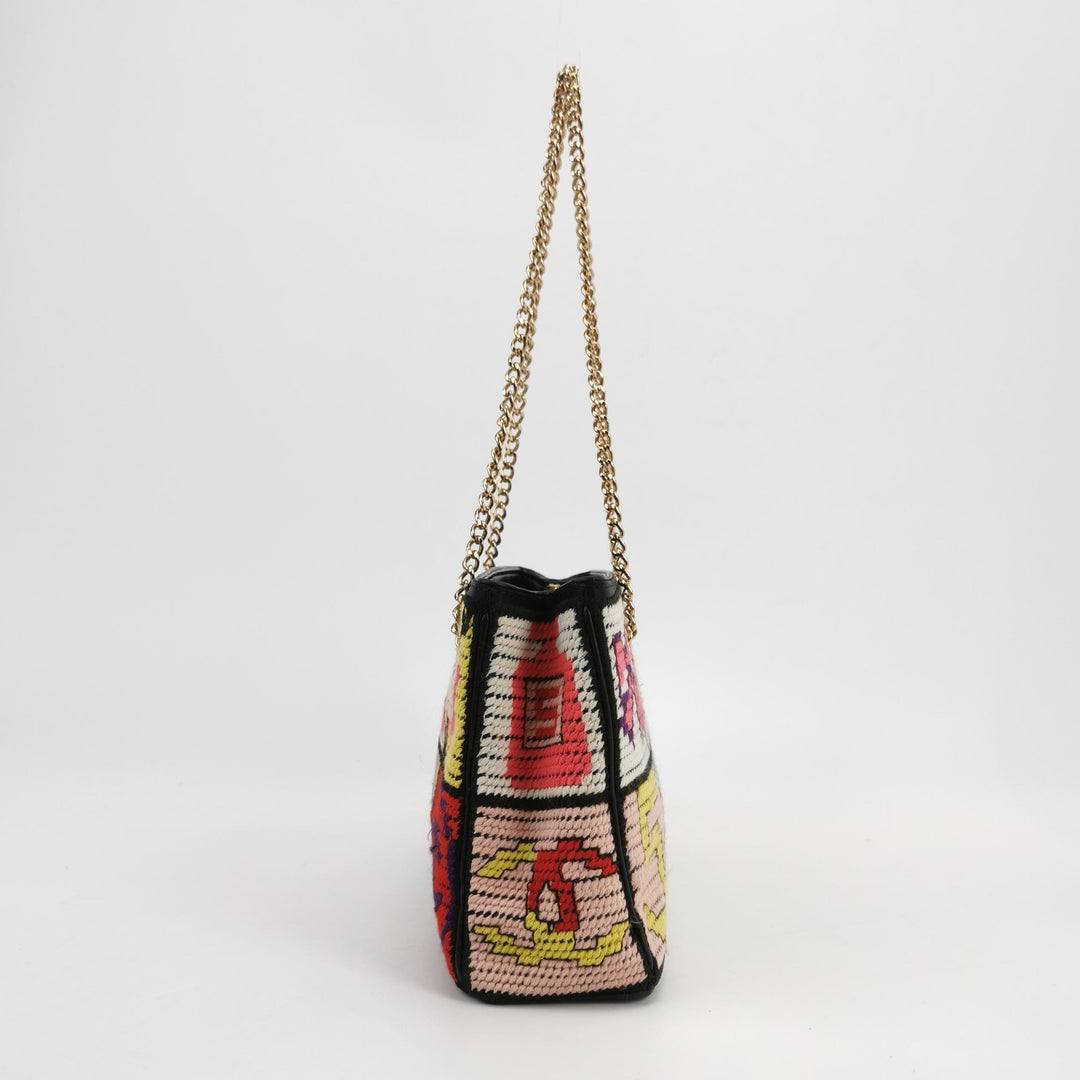 Chanel Precious Symbols Multicolour Needlepoint Bag