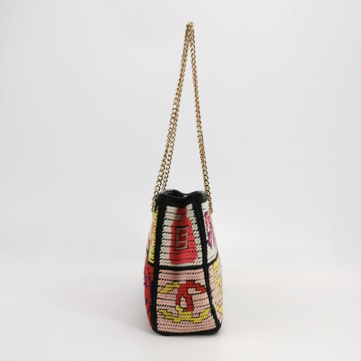 Chanel Precious Symbols Multicolour Needlepoint Bag