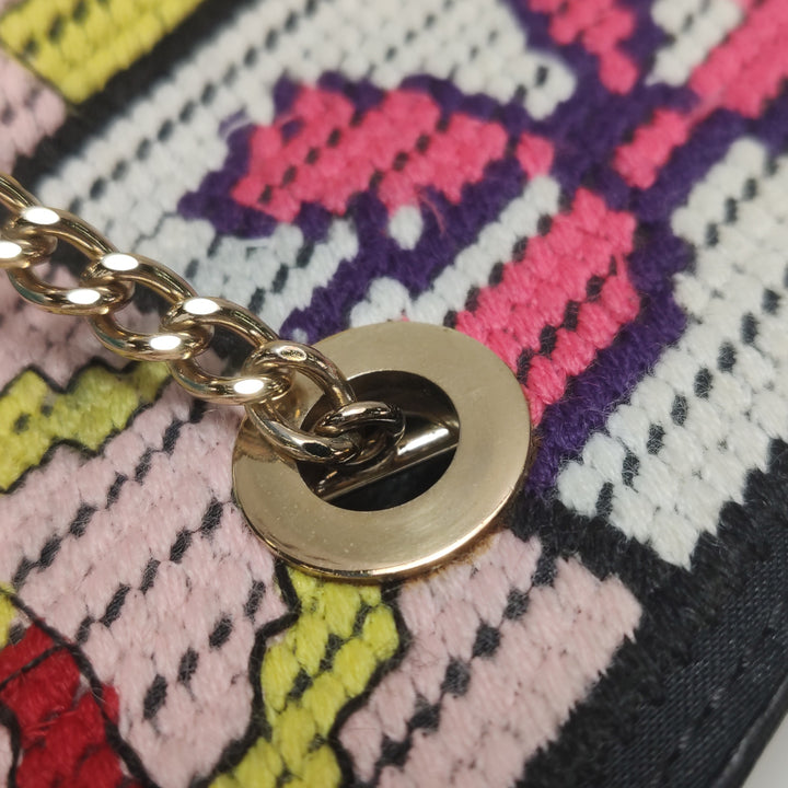 Chanel Precious Symbols Multicolour Needlepoint Bag