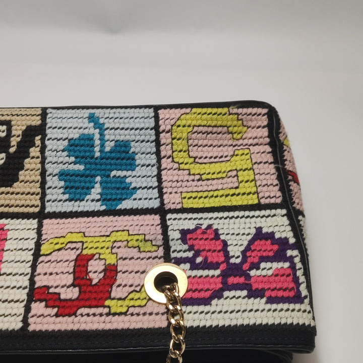 Chanel Precious Symbols Multicolour Needlepoint Bag