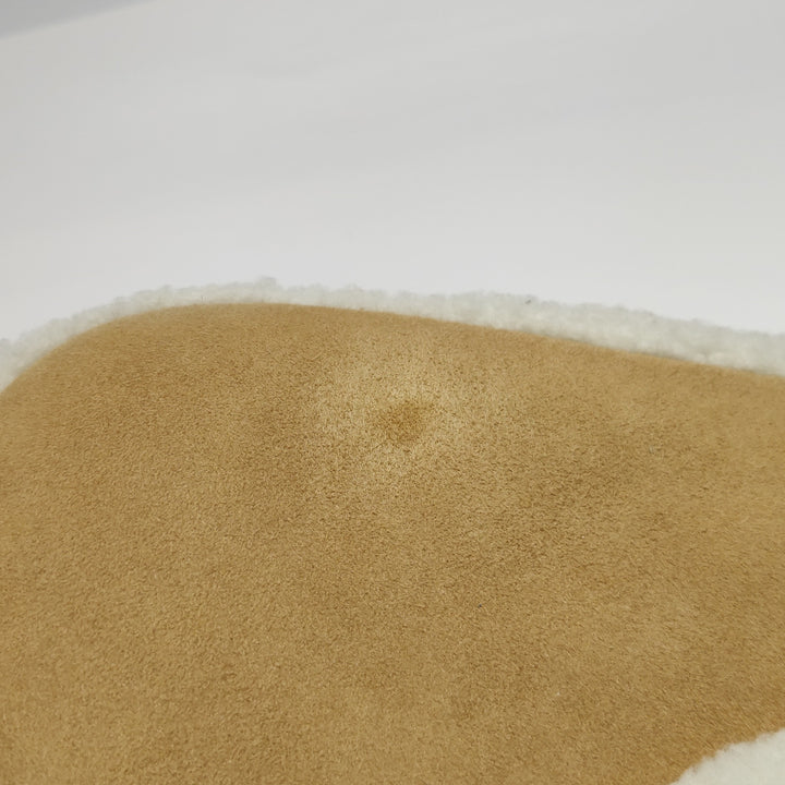 Dior Camel Shearling Saddle Bag