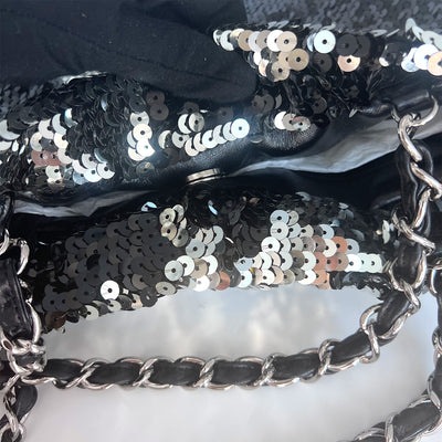 Chanel *Rare* Summer Nights Sequin Drawstring Tote Small