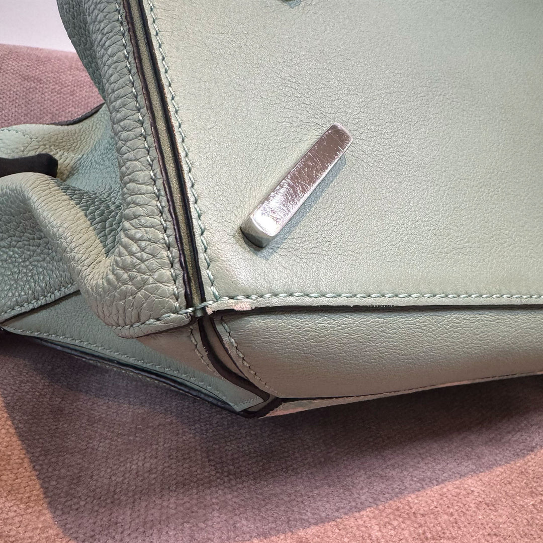 Loewe Medium Gingham Puzzle Bag In Green