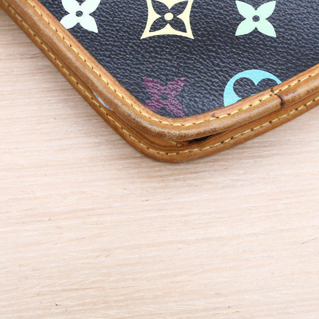 Louis Vuitton Black Monogram Multicolore Canvas Shirley Clutch