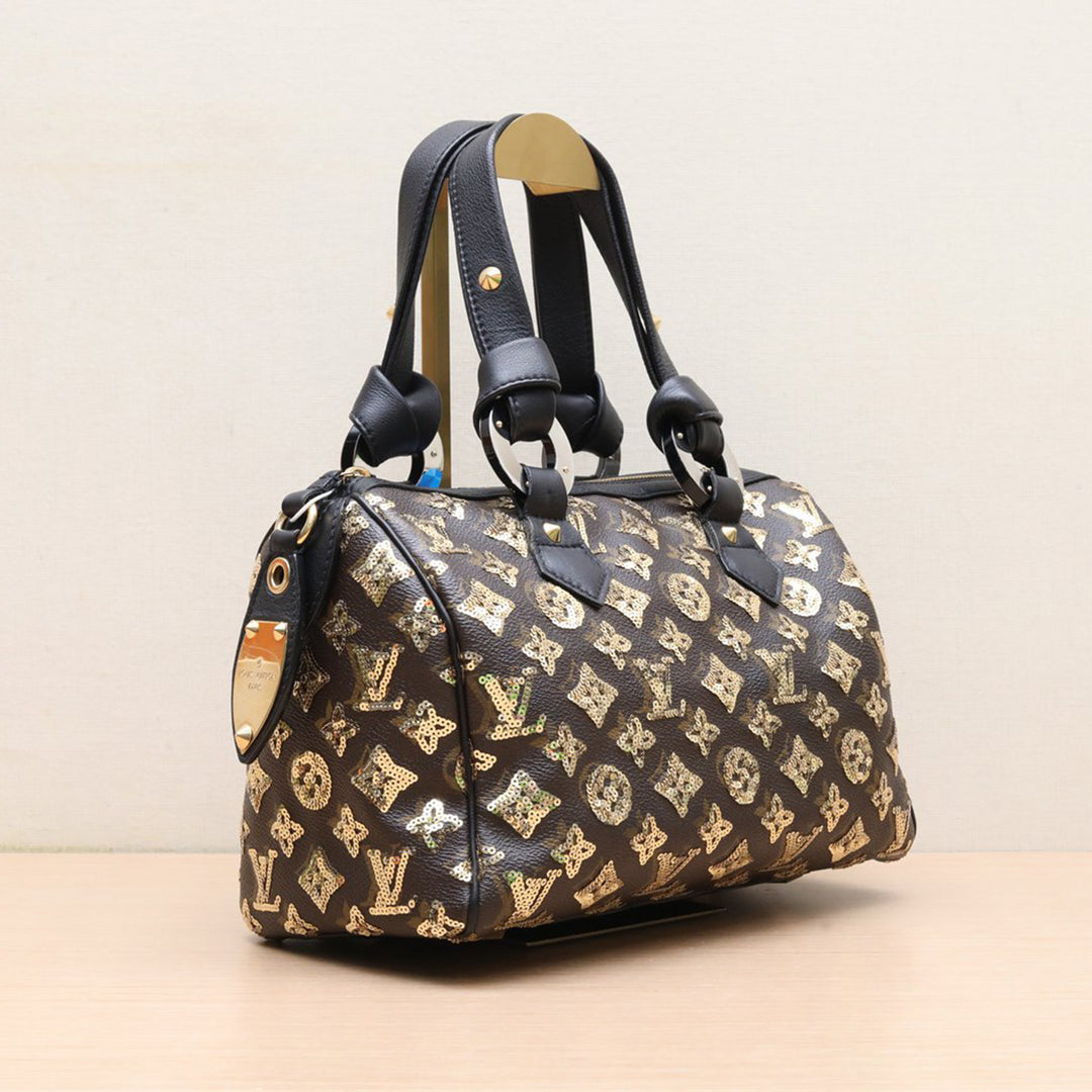 Louis Vuitton *Rare Limited* Gold Monogram Eclipse Speedy 30