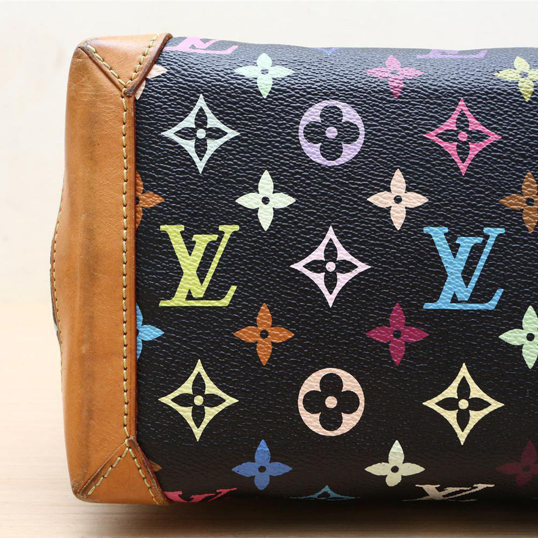 Louis Vuitton Murakami Multicolor Black Audra Tote Bag