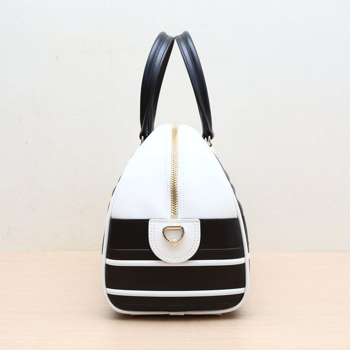 Christian Dior Travel Bag With Shoulder Strap Limited Edition Black White