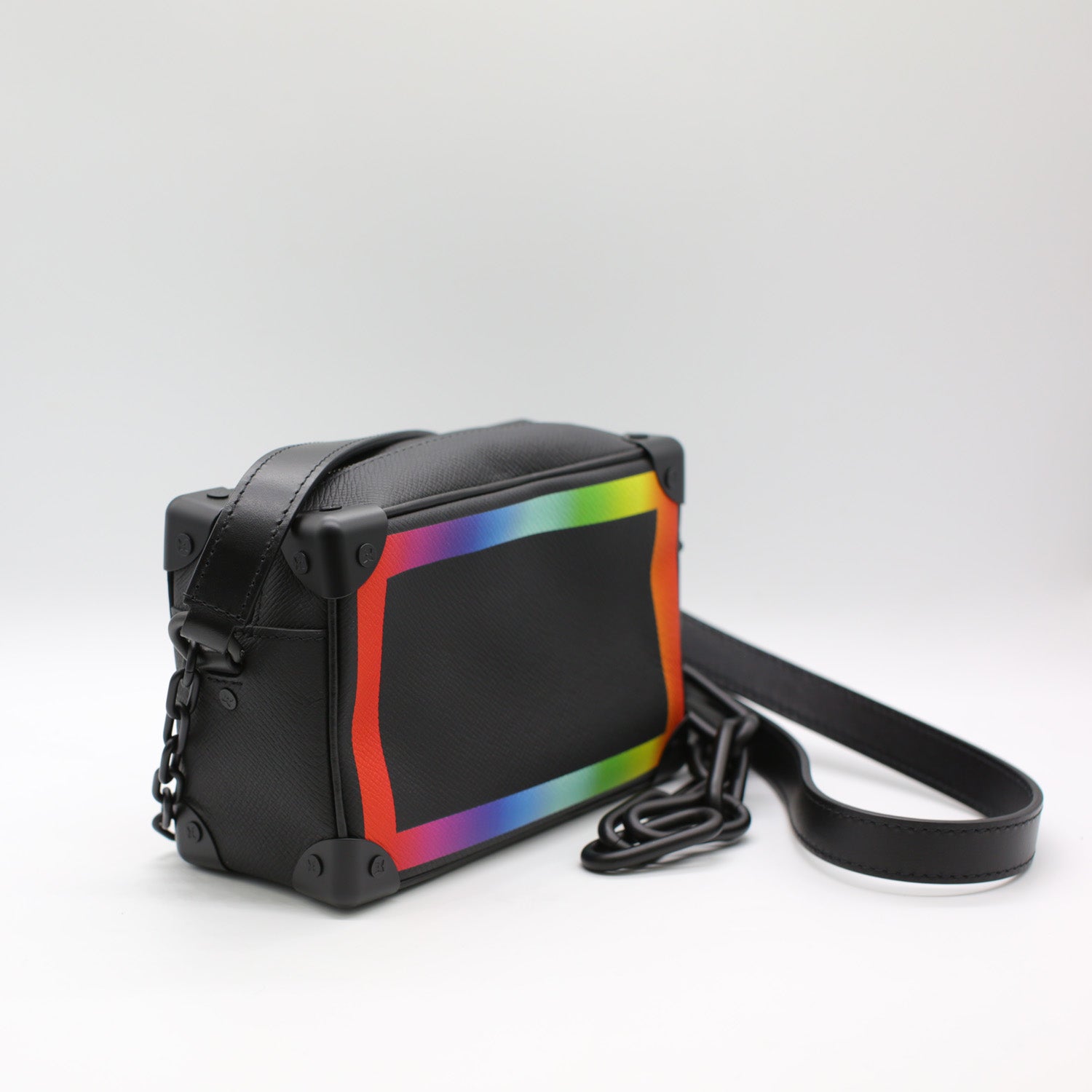 Louis Vuitton M30337 Taiga Rainbow Soft Trunk Backpack PM Leather