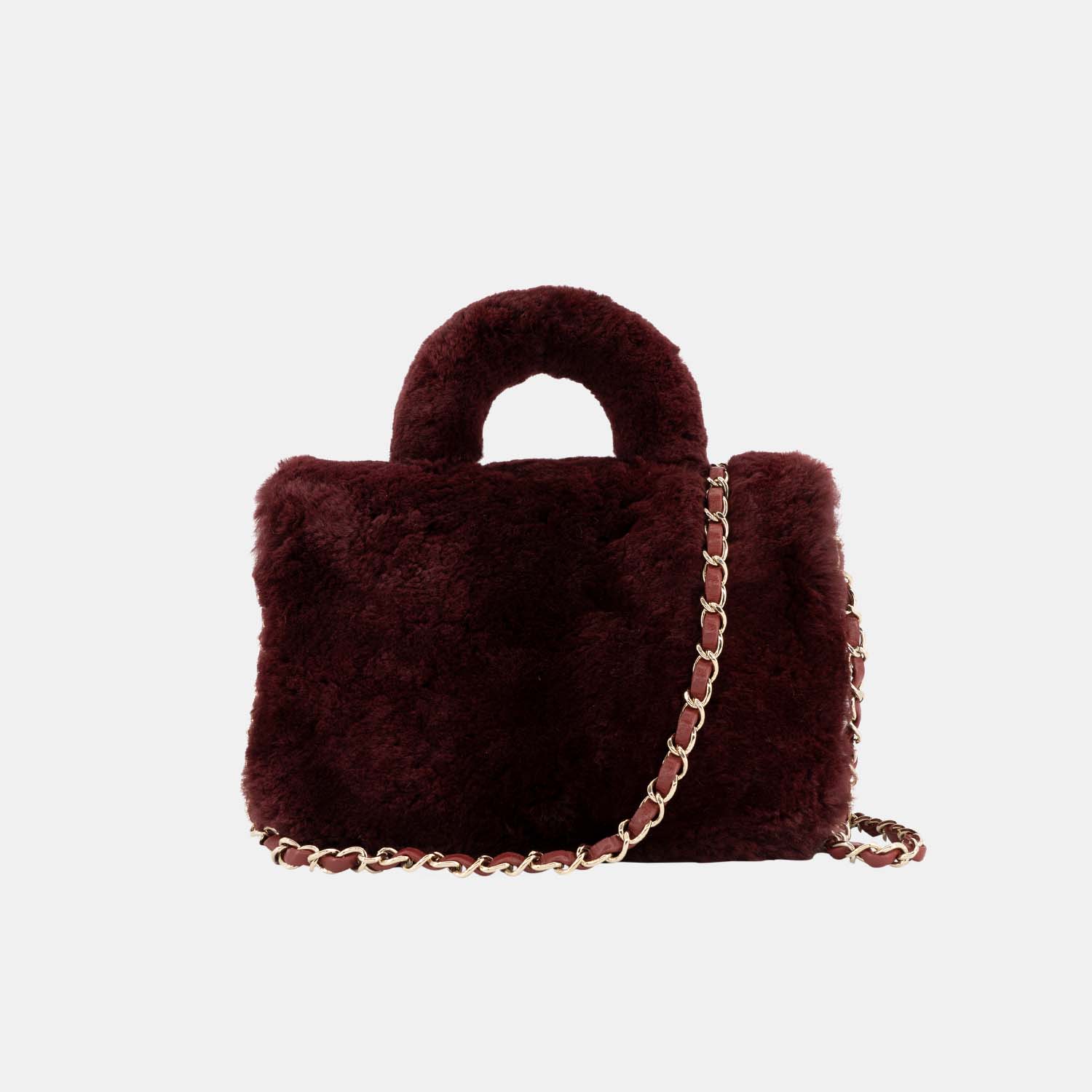 Chanel Rabbit Fur Flap Bag Womens Fashion Bags  Wallets Crossbody Bags  on Carousell