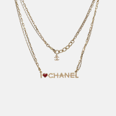 Chanel "I LOVE CHANEL" Necklace