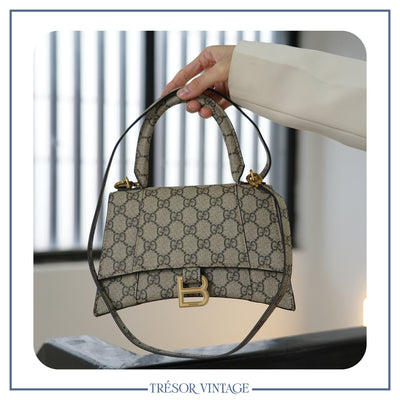 Balenciaga X Gucci GG *Limited Edition* The Hacker Project Small Hourglass Bag