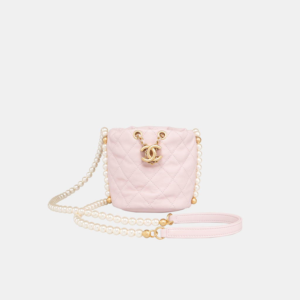 CHANEL, Bags, Chanel Quilted Drawstring Bucket Bag