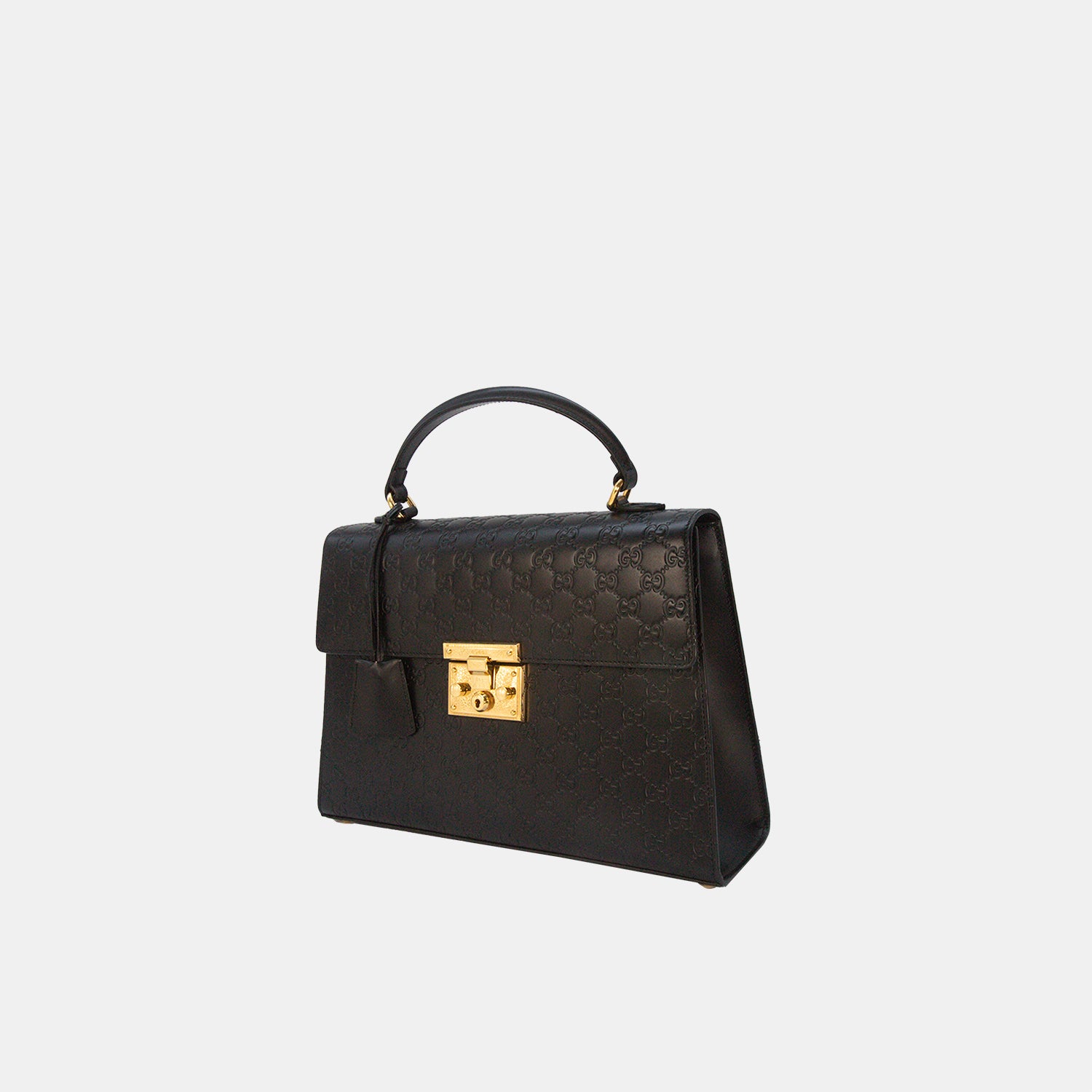 Gucci padlock bag on sale black